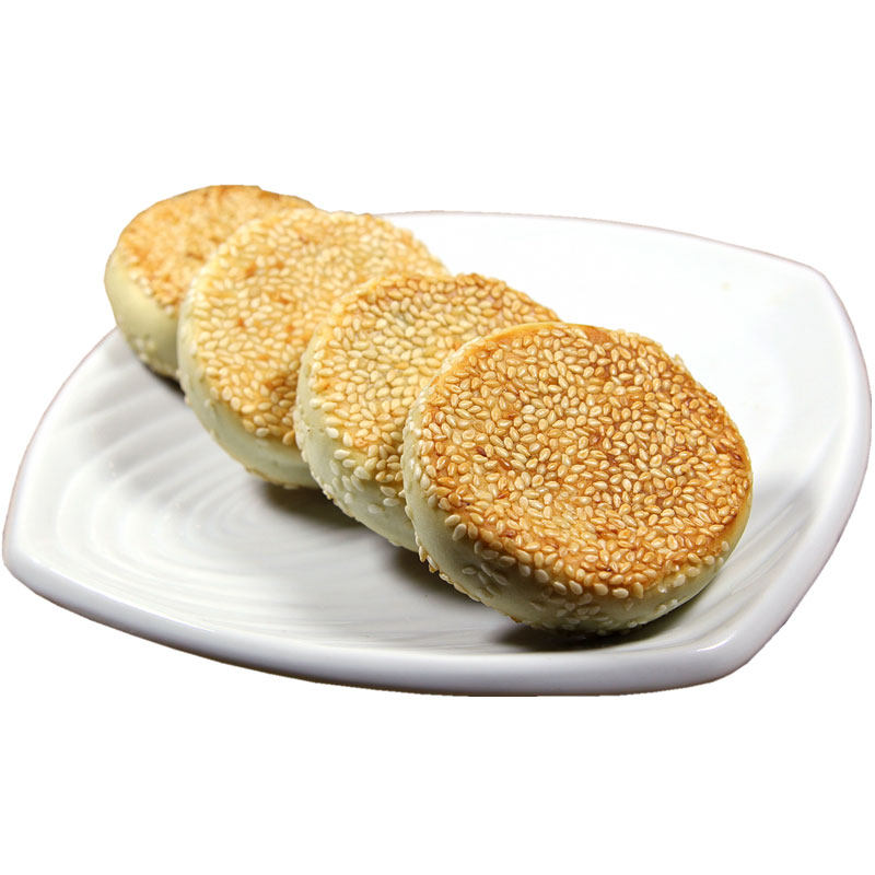 正宗衢州特产手工芝麻饼传统江山胡麻饼素饼农家现做糕点十只包邮