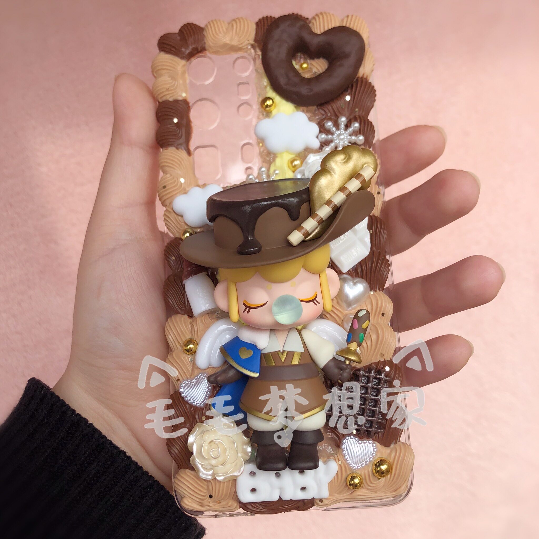 梦境下午茶定制手机机壳nanci盲盒巧克力奶油胶定手机壳