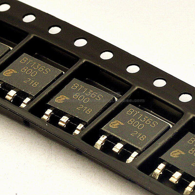 双向可控硅bt136s8004a800vto252芯片现货直拍鸿芯晶闸管