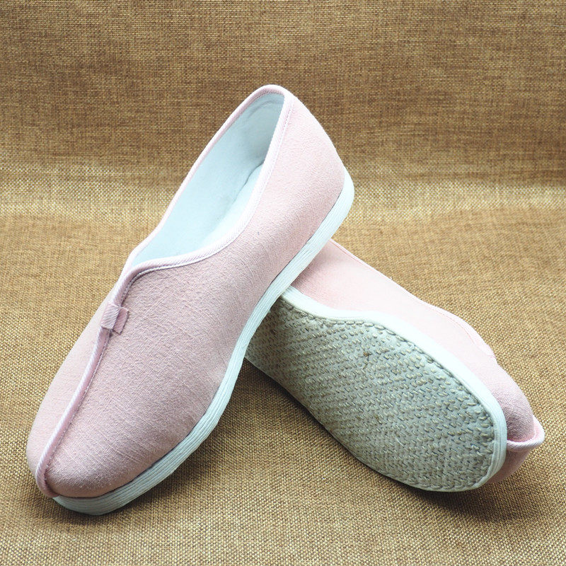 复古手工禅鞋尼姑居士老北京布鞋千层布鞋女鞋亚麻布布鞋