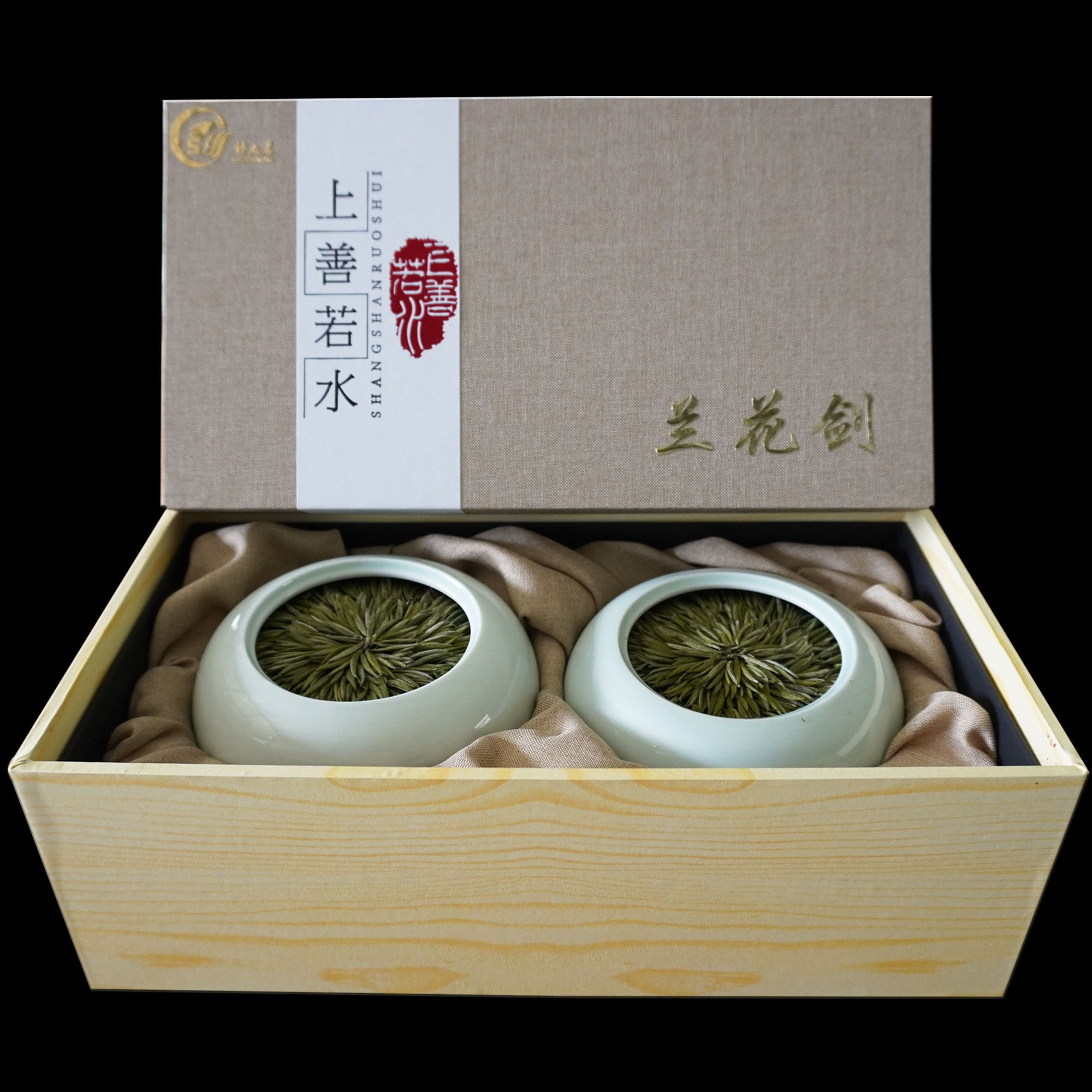 2022新茶绿茶舒之茗安徽特产舒城小兰花茶叶兰花剑毫瓷罐礼品装