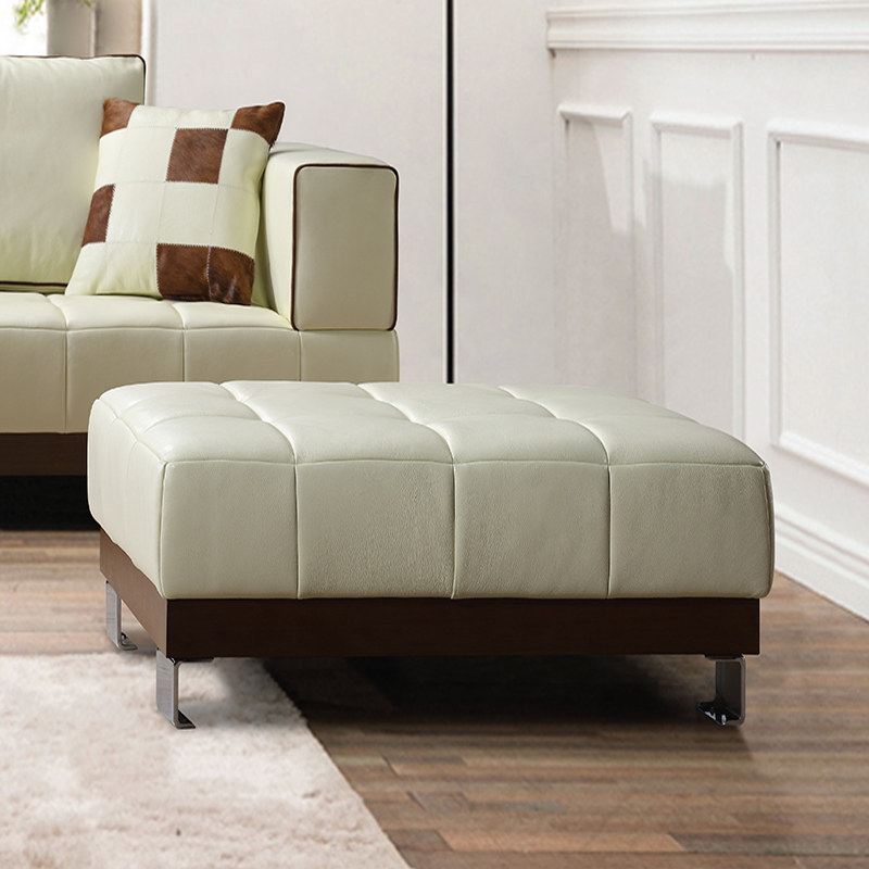 诺亚国际家具厚皮真皮沙发头层牛皮意式靠背沙发皮艺沙发