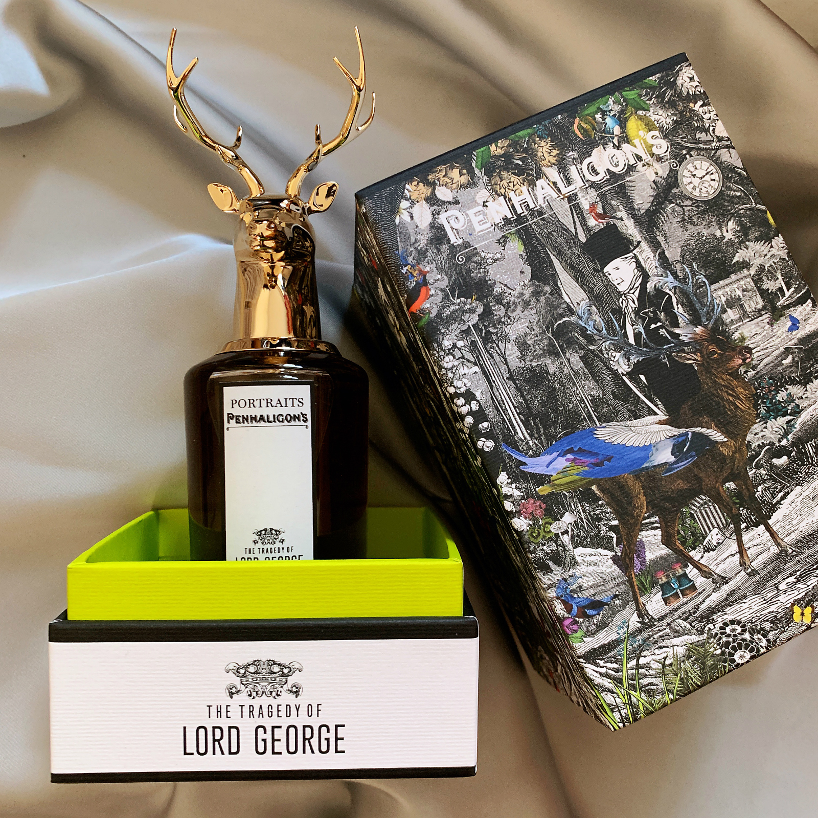 现货penhaligons潘海利根兽首香水麋鹿狐狸猎犬猫头鹰猎豹75ml