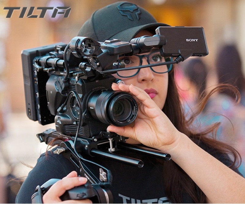 tilta铁头索尼fs5fs5m2摄像机肩扛套件供电摄影摄像机配件