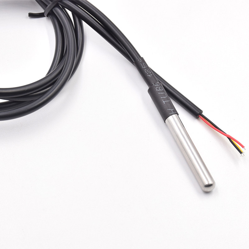 ds18b20数字温度传感器测温模块不锈钢封装防水型水温传感器