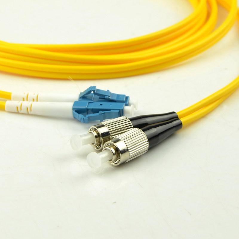 浩瀚鑫lc-fc单模光纤跳线5米lc-fc尾纤跳线网络光纤线网络级5m对
