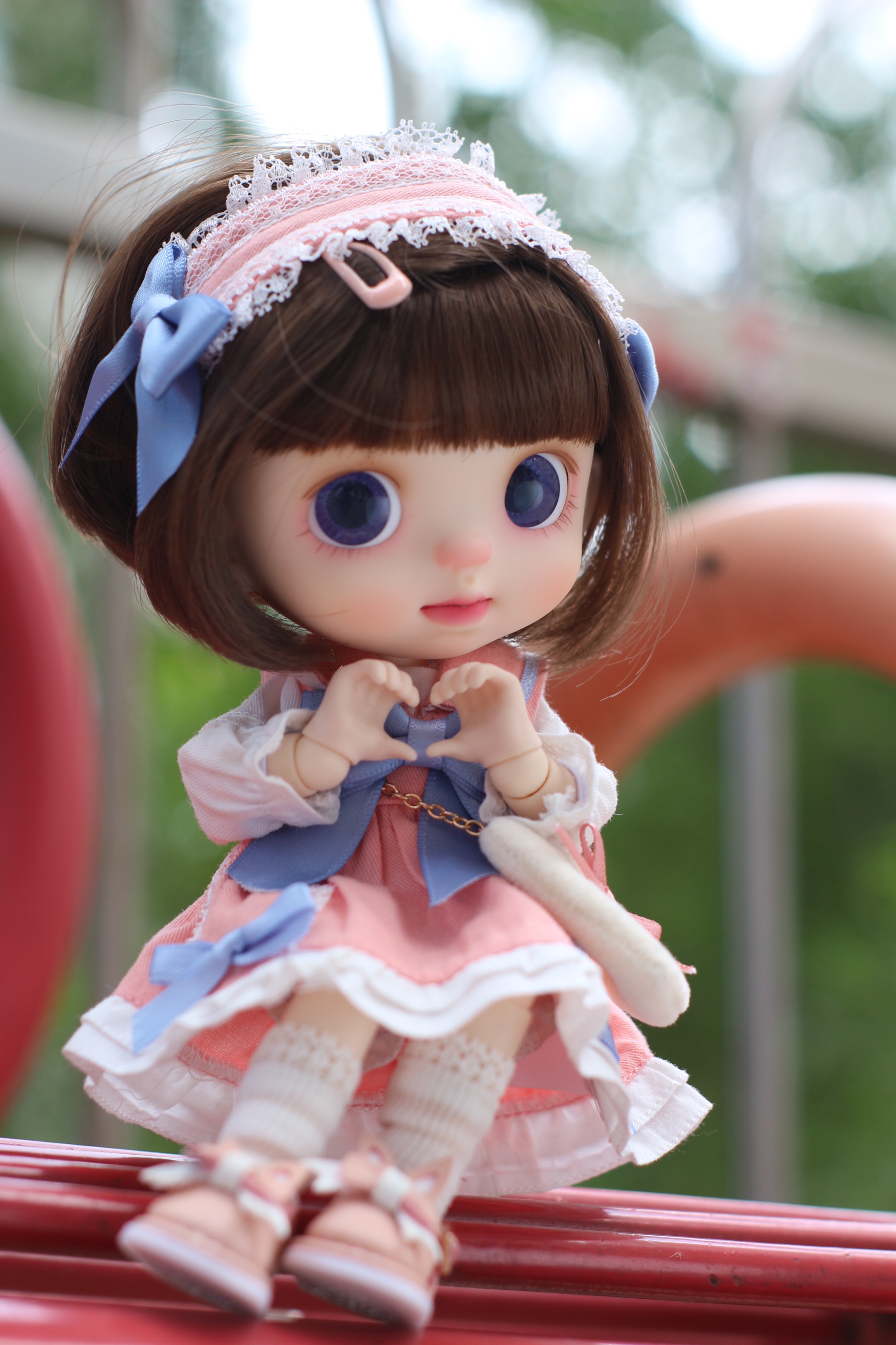 naughtycutey限量粉红回忆8分bjd原创创潮手办bjd娃娃