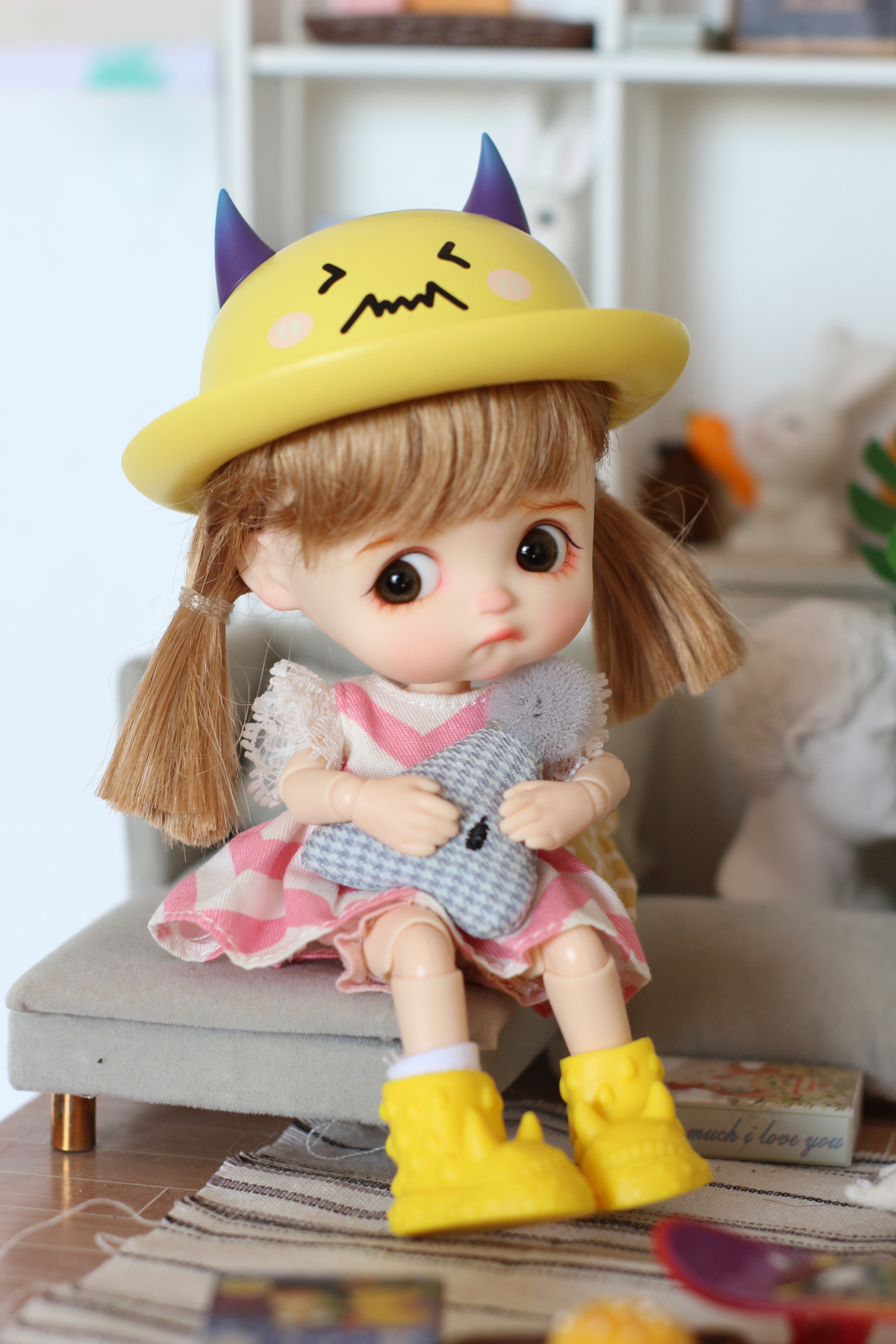 stodoll带妆白肌蛋蛋eggy整娃原创pvc自制潮玩bjd娃娃