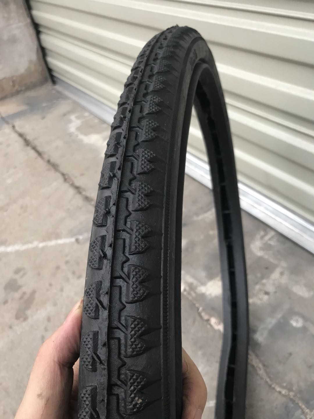 外胎朝阳花纹实力26寸正新新花斗车实心胎翻斗自行车外胎