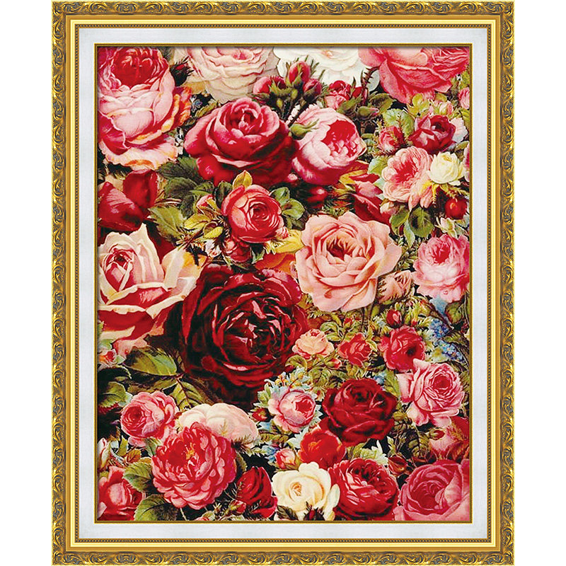 ks十字绣客厅餐厅植物花卉新款线绣卧室欧式十字绣套件