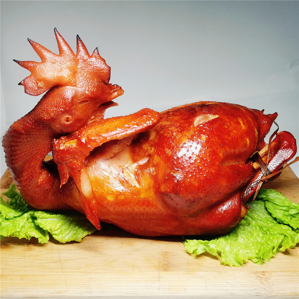 烧鸡整只真空熟食包装即食手撕传统骨里香卤味扒东北老式笨鸡熏鸡