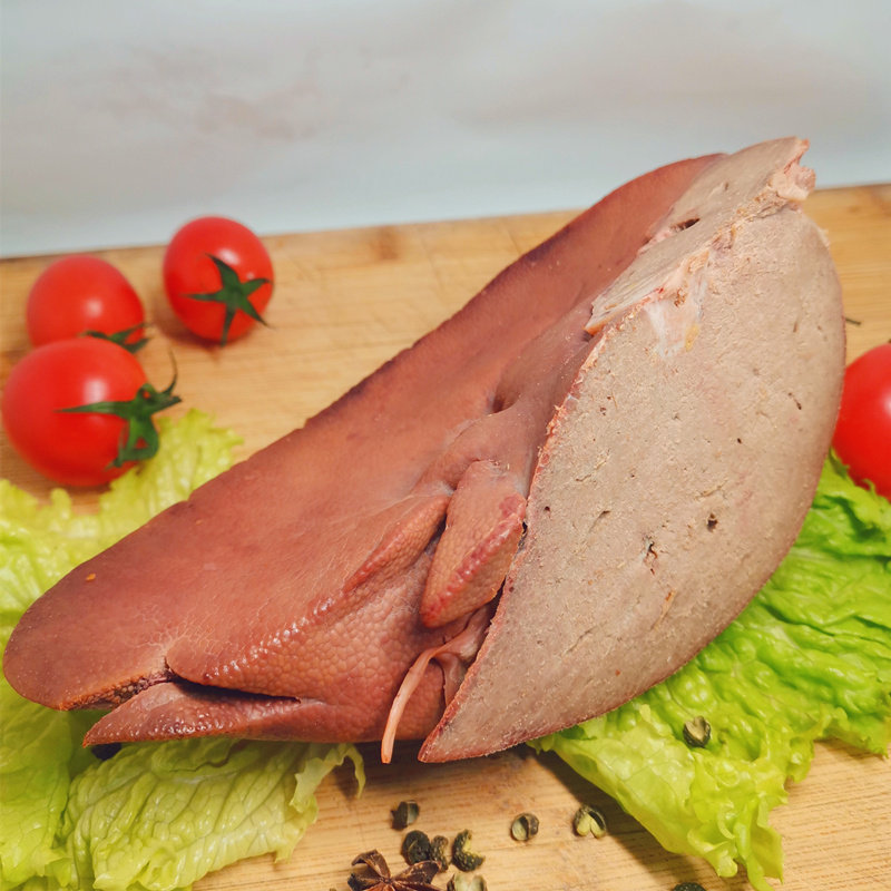 猪肝熟食即食真空五香卤制盐水手掰卤味下酒猪肉类