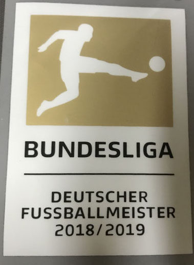 赞助2019德甲卫冕冠军臂章手臂qatar安联热转印球迷用品