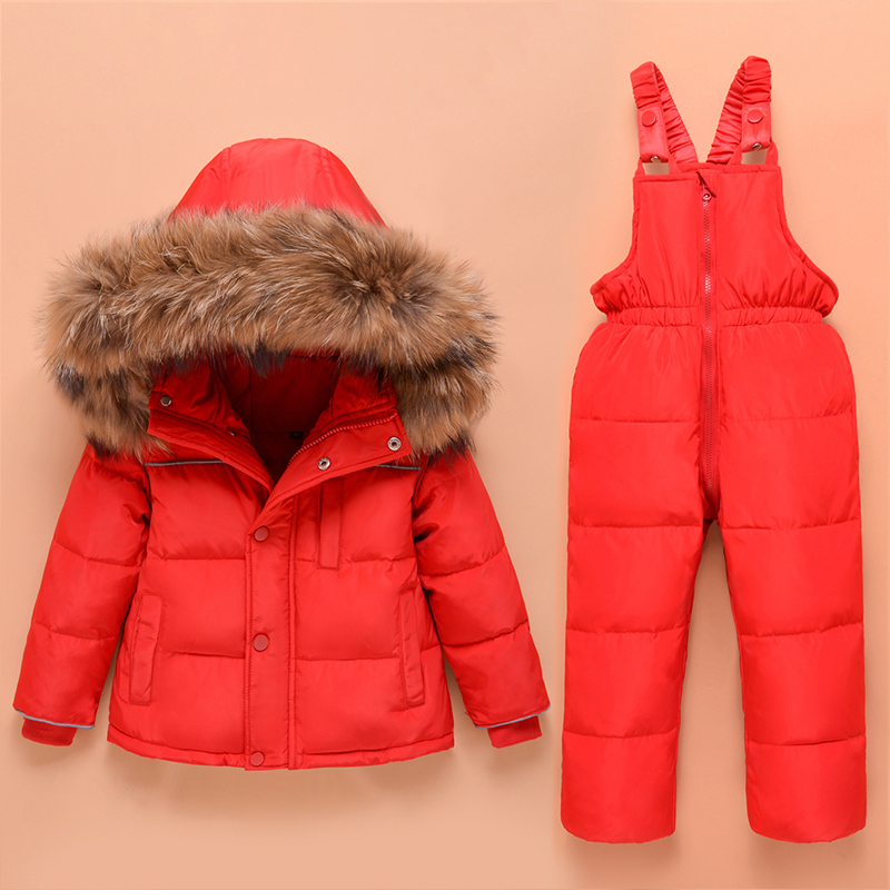 套装宝宝儿童羽绒服男女女童婴儿1-3-6岁韩版冬装羽绒服