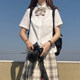 Cherry family JK white shirt lapel collar embroidery corner square collar short-sleeved multi-colored short-sleeve shirt female summer Cherry family JK white shirt lapel collar embroidery corner square collar short-sleeved multi-colored short-sleeve shirt female summer