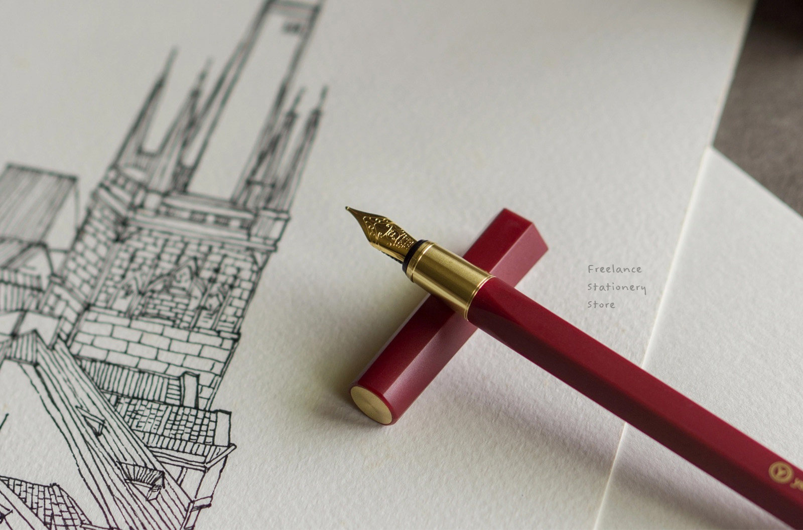 物外ystudio平衡系列钢笔黄铜压克力ins设计创意礼物送礼复古练字