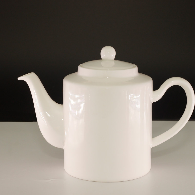 水壶唐山纯白白骨瓷凉创意陶瓷壶开中式茶壶茶壶
