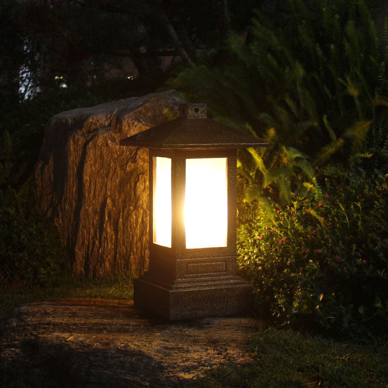 新中式花园景观灯园林景观园林地灯灯草led草坪灯庭院灯景观庭院灯饰