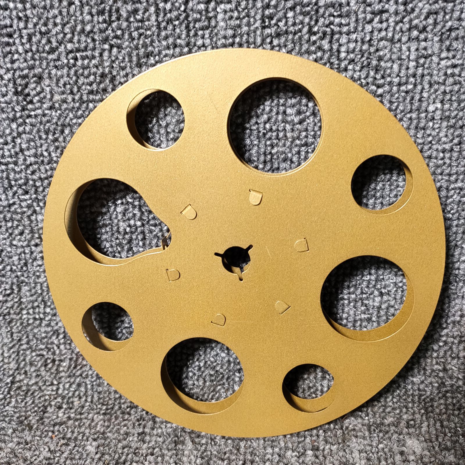 8毫米super8mm电影片胶片片片全新国产金属片5寸摆件