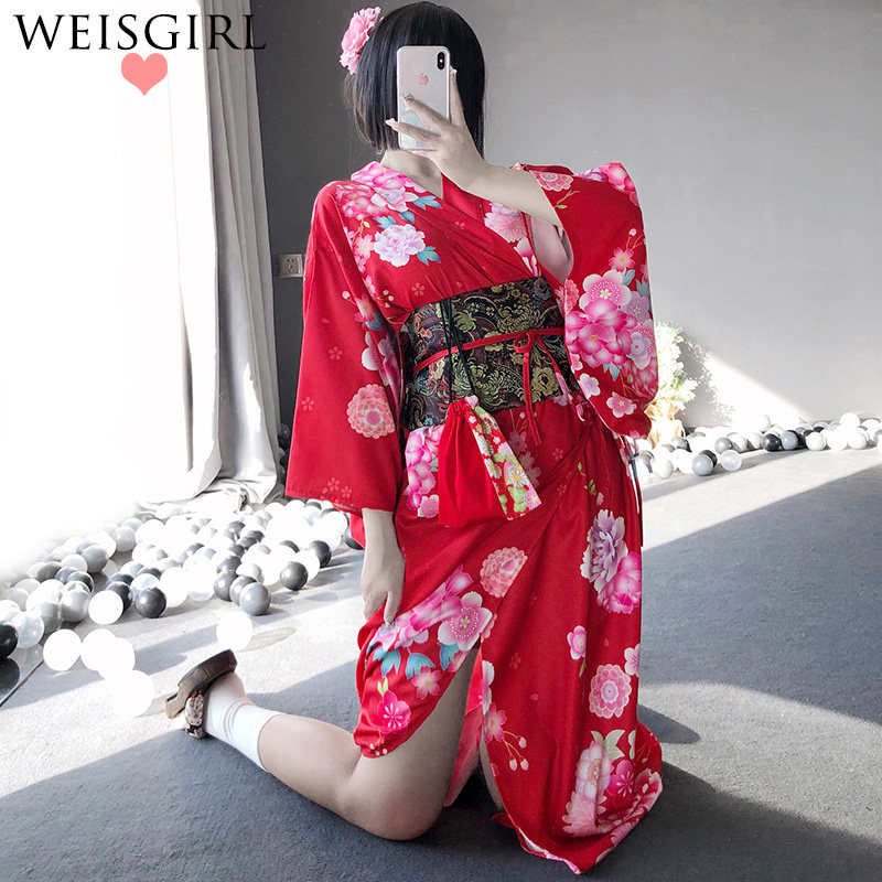 新年cosplay制服诱惑日本和服优雅性感套装风情民族服装