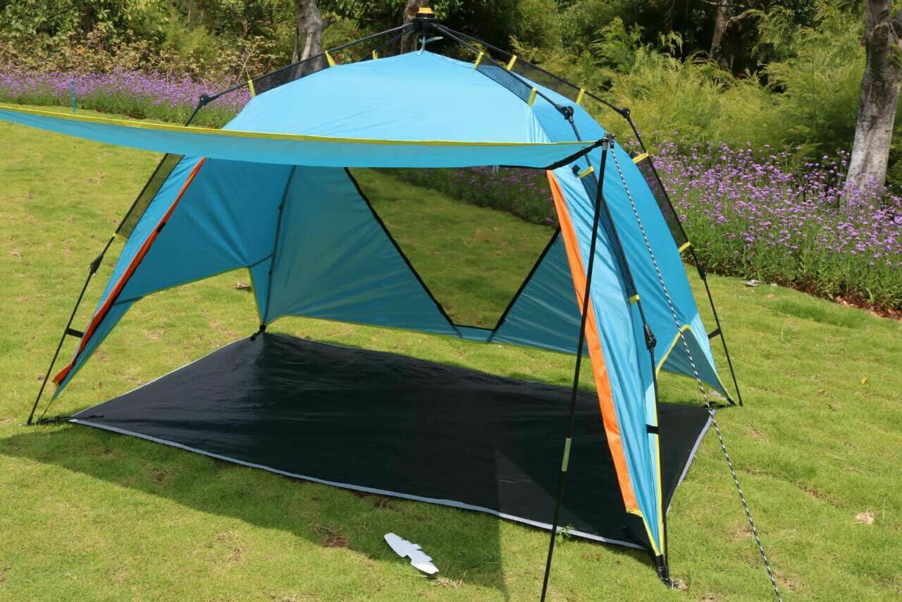 帐篷户外双人2人帐篷全自动露营防暴雨双层套装野营新品2人速开