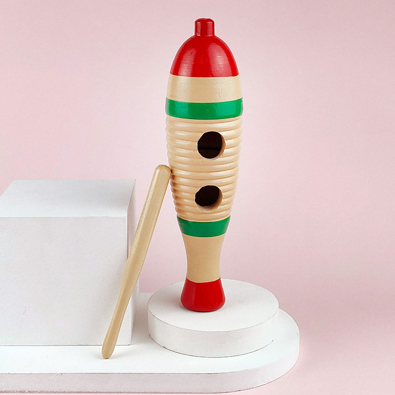 仟威幼儿奥尔夫打击乐器鱼蛙筒音乐旋律教具儿童听力启蒙早教木制