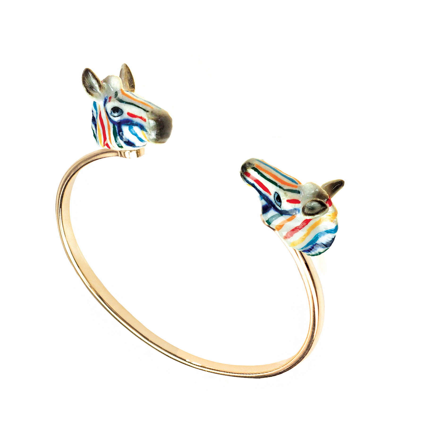 官方授权nach娜趣法国轻奢小众设计师品牌动物头像手镯