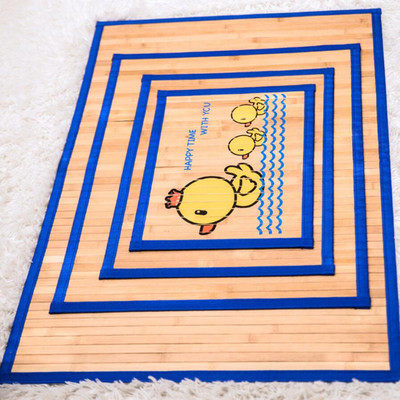 可爱卡通夏季清凉宠物竹席凉垫猫咪比熊泰迪垫子