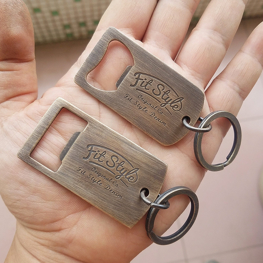 fitstyle美式复古设计黄铜啤酒启瓶器北欧简约开瓶器起子创意包邮