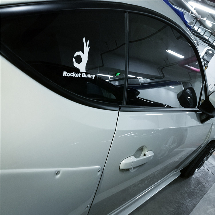 rocketbunny火箭兔手势汽车贴纸日系宽体车贴潮流汽车装饰贴