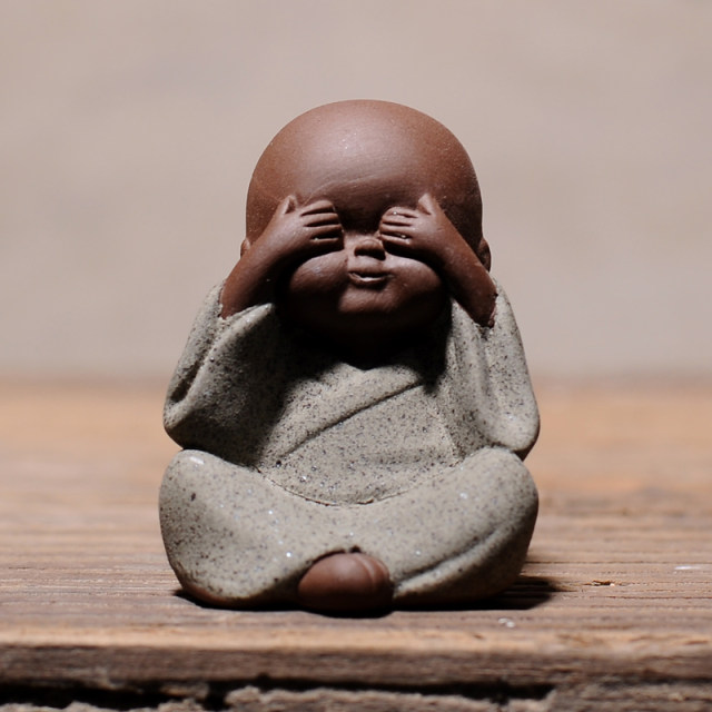Ceramic Home Gardening Decoration Purple Clay Crafts Creative Mini Ornaments Cute Zen Little Monk Flower Pot Succulent Ceramic Home Gardening Decoration Purple Clay Crafts Creative Mini Ornaments Cute Zen Little Monk Flower Pot Succulent