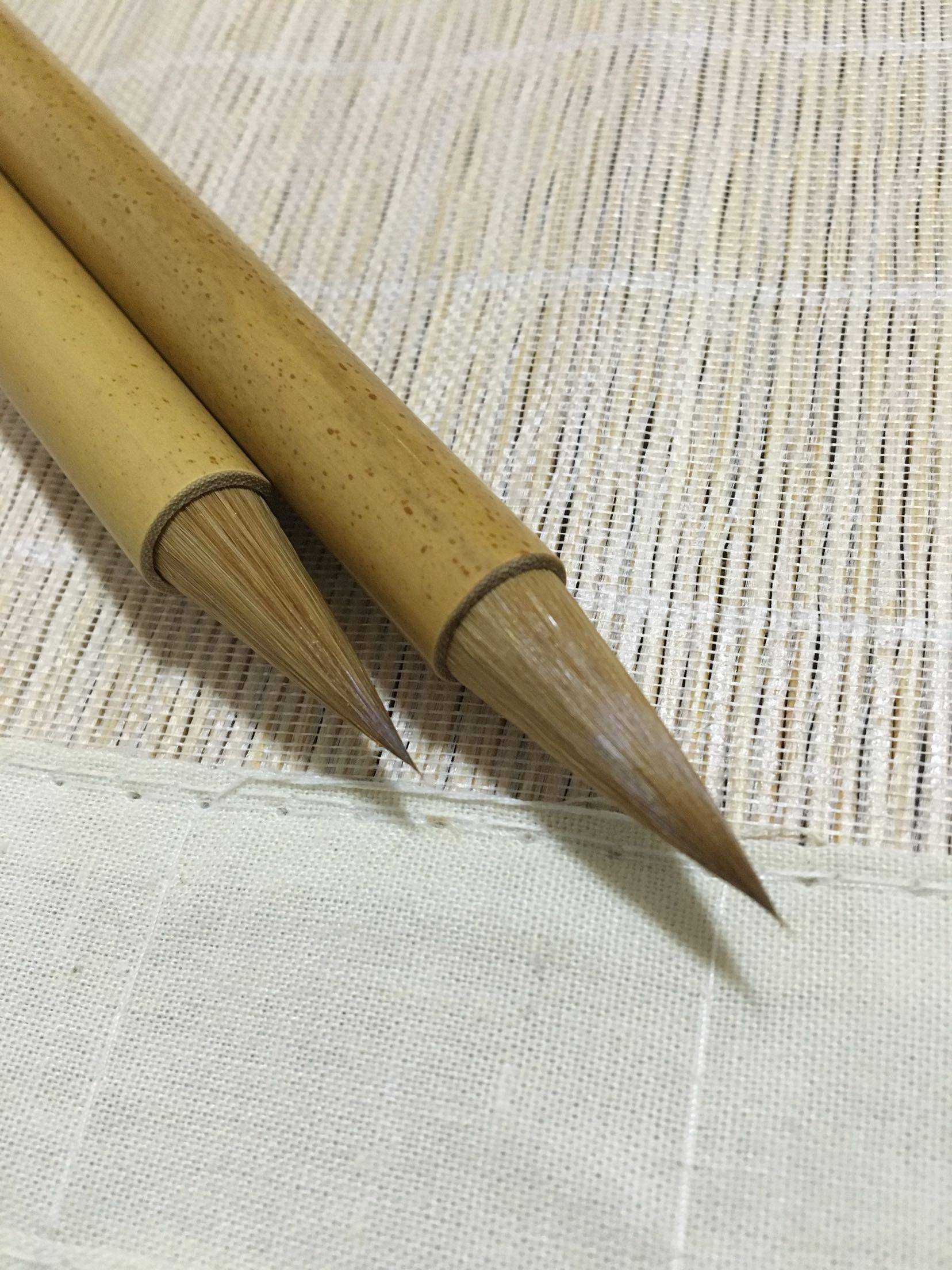 纯新新款硬毫笔中楷小楷水彩笔细软书法狼毫毛笔毛笔