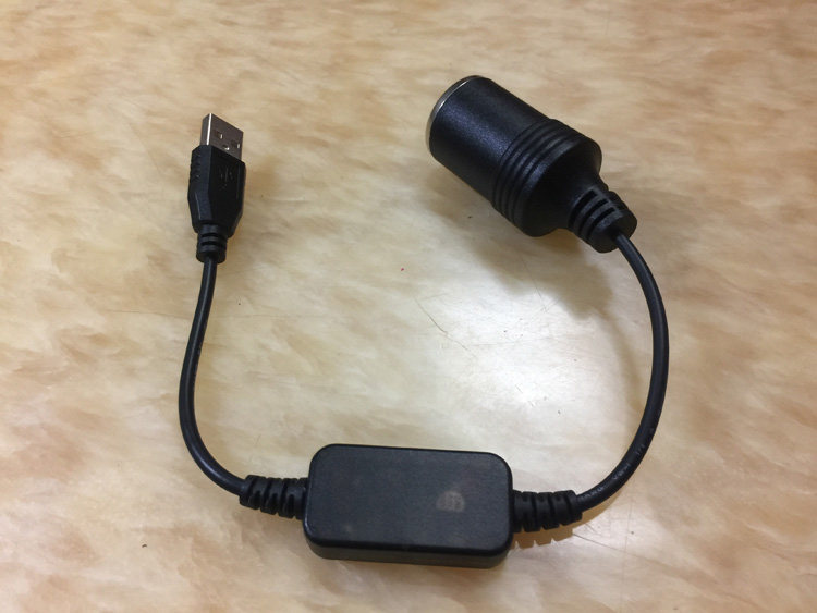 汽车车载usb口转点烟器母座接口接头母头转换车用点烟器