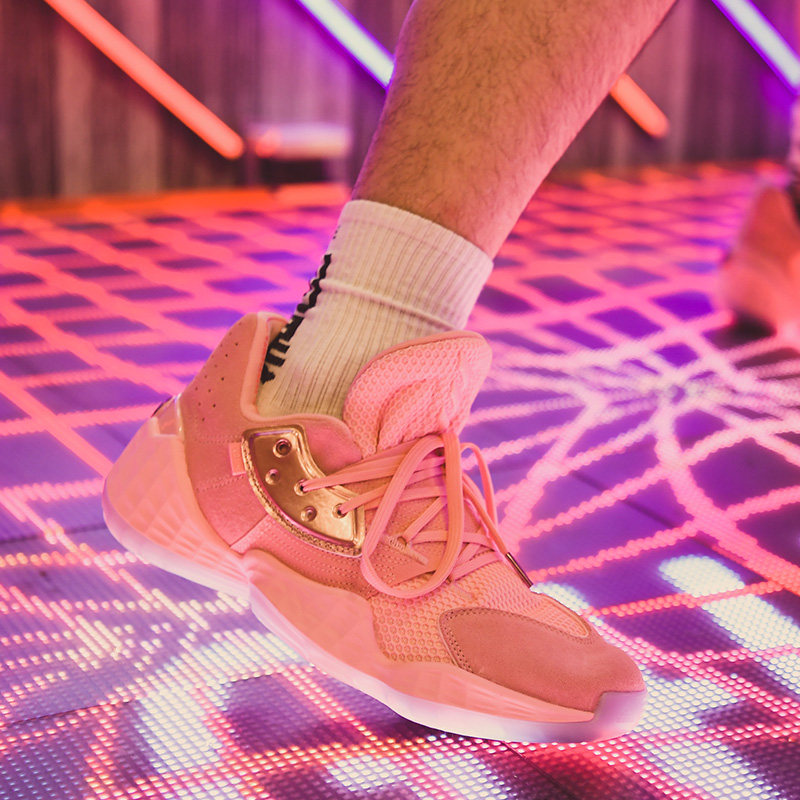 4 哈登4代粉色实战篮球鞋运动鞋ef1206 - 酷锐运动专营店