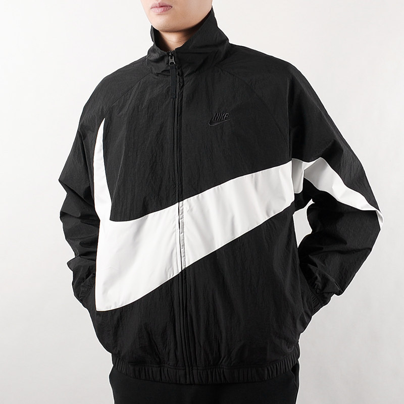 nikelogo夹克休闲复古外套运动耐克大勾新款运动套装