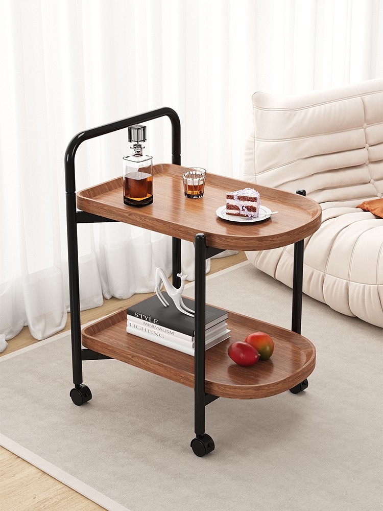 可移动茶几小型迷你你带轮小桌子多功能沙发客厅角几