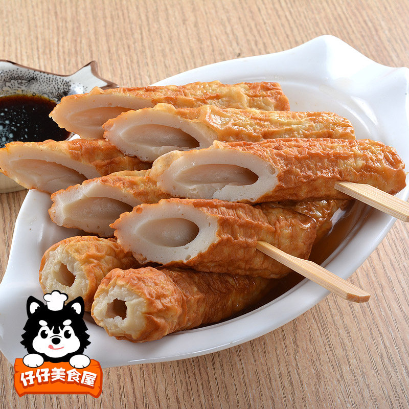 仔仔美食日式竹轮卷600g烤竹轮鱼卷日本鱼竹轮美味鱼糕