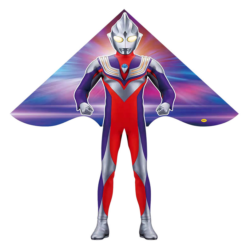 新款儿童风筝奥特曼迪迦泽塔苏菲亚公主微风易飞风筝