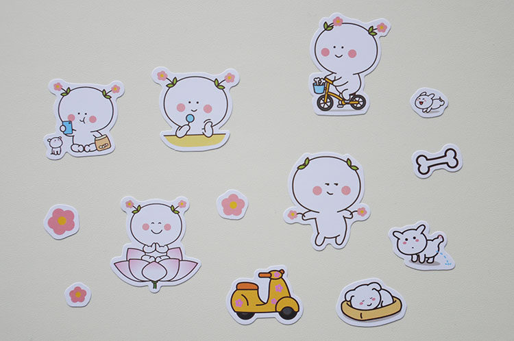 二花微信表情贴纸动漫周边官方正版动漫手表