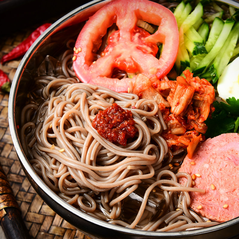 冷面荞麦正宗朝鲜族风味东北北大酸甜延边特产冷面