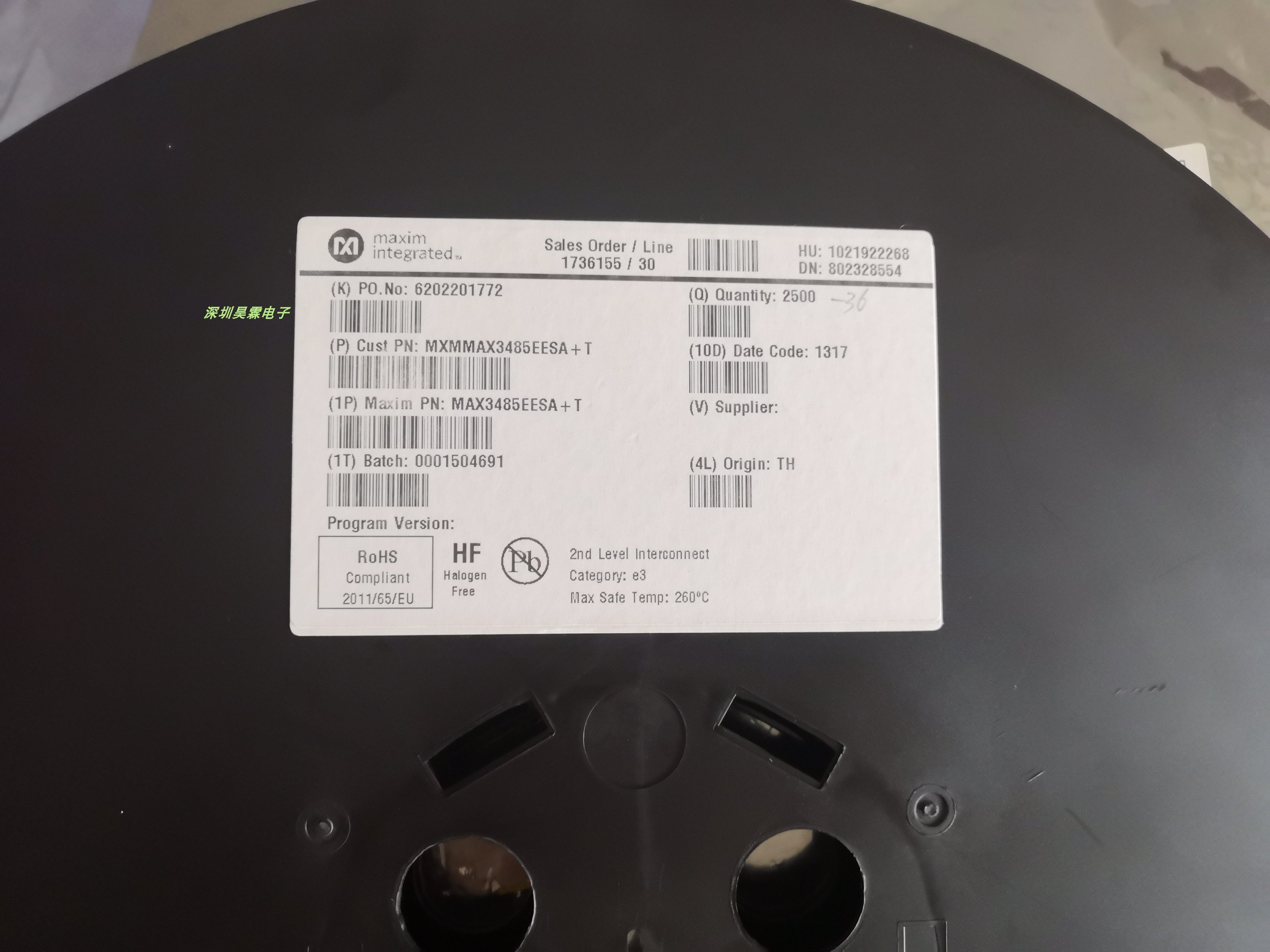 max3485eesa全新原装贴片sop8rs422485esa接口收发器芯片芯片