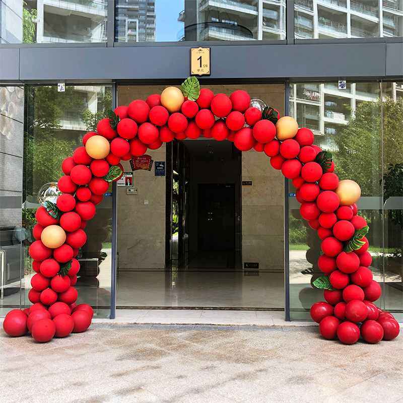 气球生日拱门支架架子折叠派对创意布置装饰气球