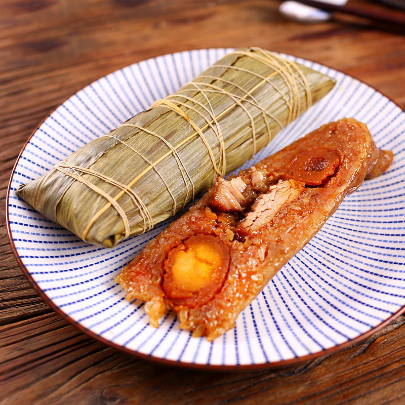 浙江肉粽现做食品早餐250gx2空大特产真空粽子粽子