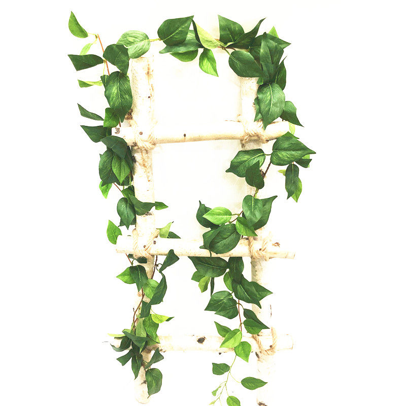 新款仿真绿萝长藤垂挂装饰藤蔓屋顶管道缠绕仿真绿植