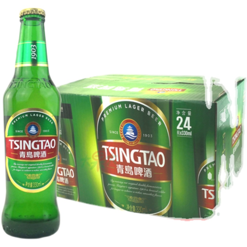 新品山东特产青岛啤酒1903小瓶330ml24瓶装包邮啤酒