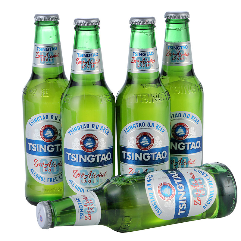 山东青岛啤酒无醇零度喝完可以开车啤酒内销330ml啤酒