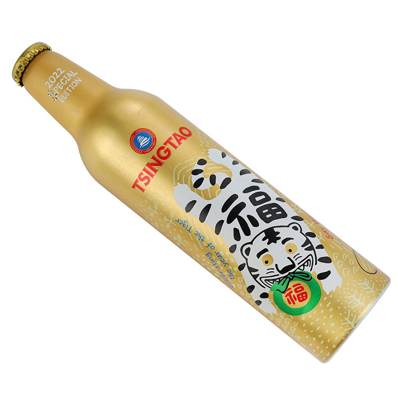 新品青岛啤酒鸿运当头虎年年版473ml单瓶包啤酒