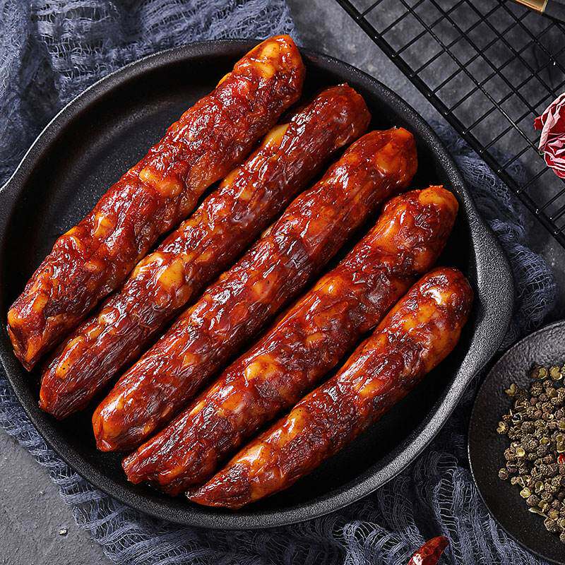 2袋包邮滇味云南玉溪华宁麻辣香肠300g烟熏特色干货及养生干料