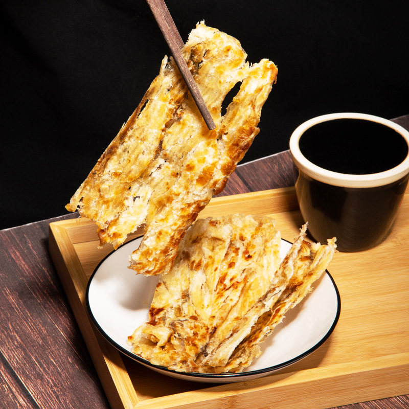 韩国南大门老爷爷烤鱼鱼片手撕食鱼安康鱼网网红即食鱼零食