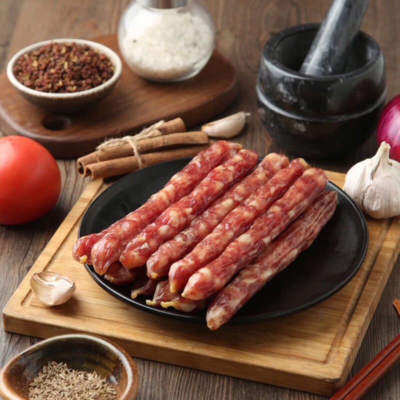 腊肠山姆喜上喜臻品750g250g广式腊肉广东香肠香肠